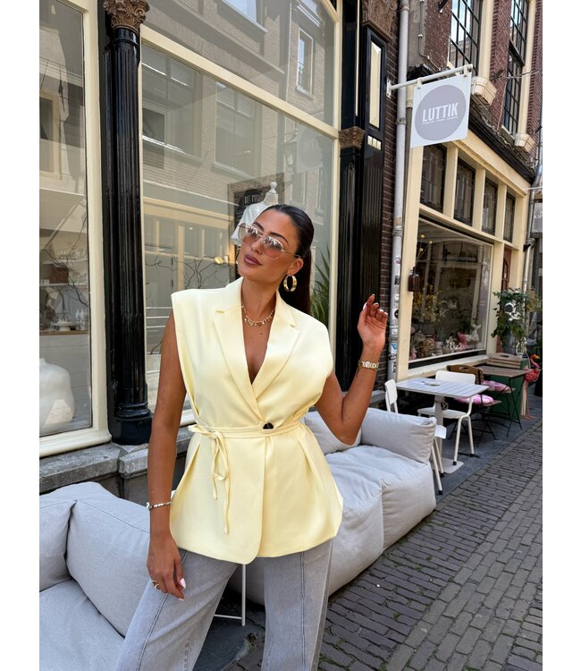 Gilet Luisa  Butter Yellow