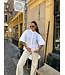 Ballon Blouse Short White