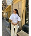 Ballon Blouse Short White