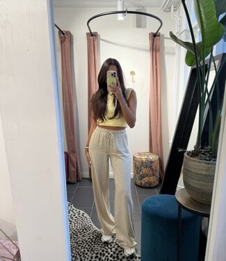 Extra Tall Linnen Pants Lou Beige