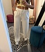Extra Tall Linnen Broek Lou White Creme