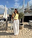 Extra Tall Linnen Broek Lou White Creme