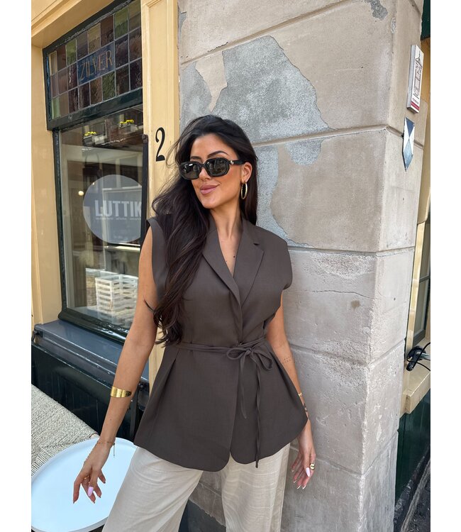 Gilet Luisa Brown