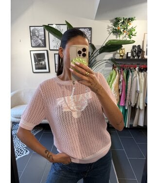 Top Crochet Paris Pink