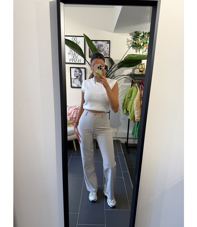 Pantalon Straight Yuul Grey
