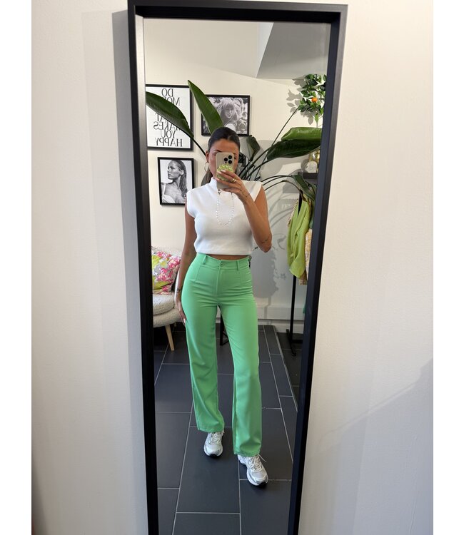 Pantalon Straight Yuul Light Green