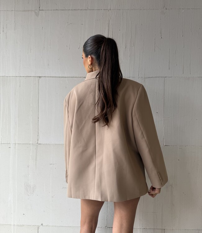 Ambika Oversized Blazer Beige