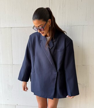 Ambika Oversized Blazer Navy