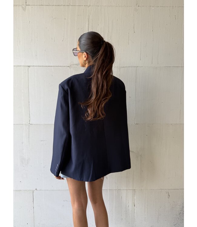 Ambika Oversized Blazer Navy