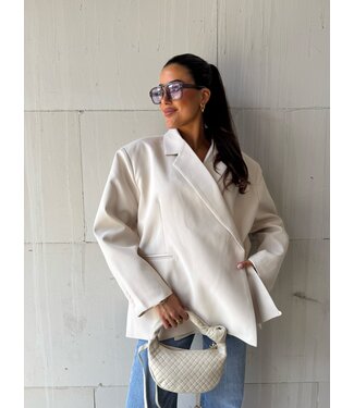 Ambika Oversized Blazer Creme