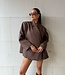Ambika Oversized Blazer Brown
