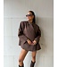 Ambika Oversized Blazer Brown