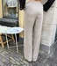 Linnen Broek Lou Taupe Regular