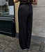 Linnen Broek Lou Black Regular