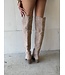 The Knee High Cowboy Boot Beige