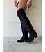 The Knee High Cowboy Boot Black