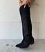The Knee High Cowboy Boot Black
