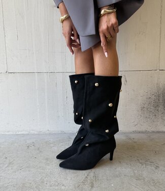 Boots Studded  Black