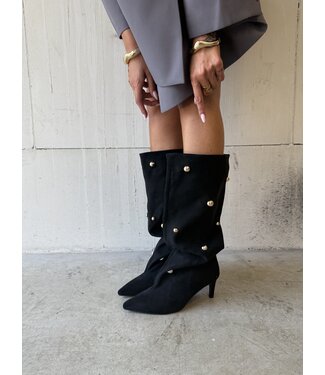 Boots Studded  Black