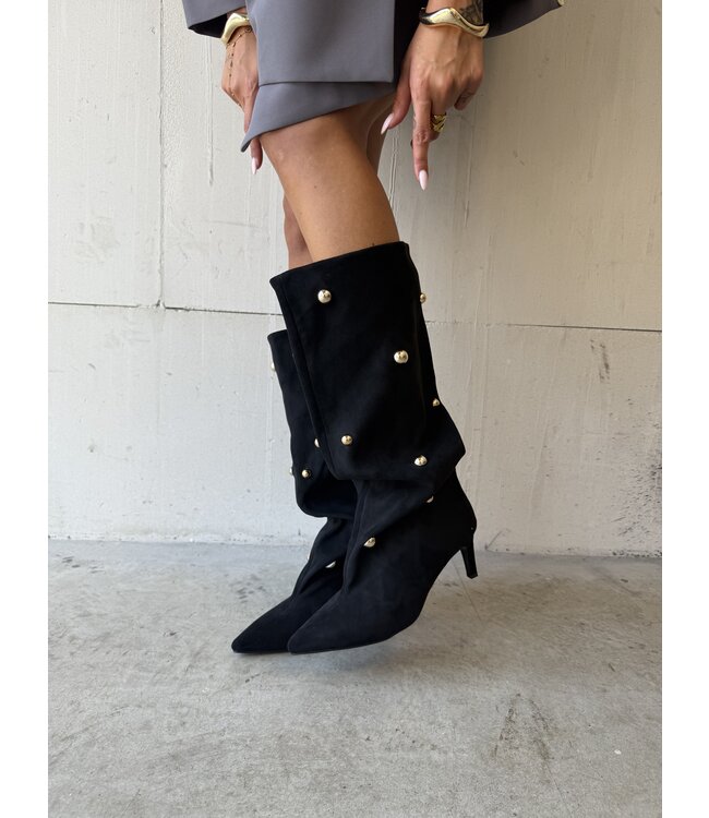 Boots Studded  Black