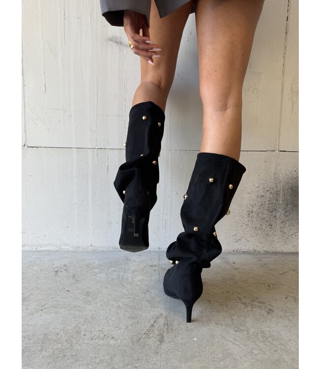 Boots Studded  Black