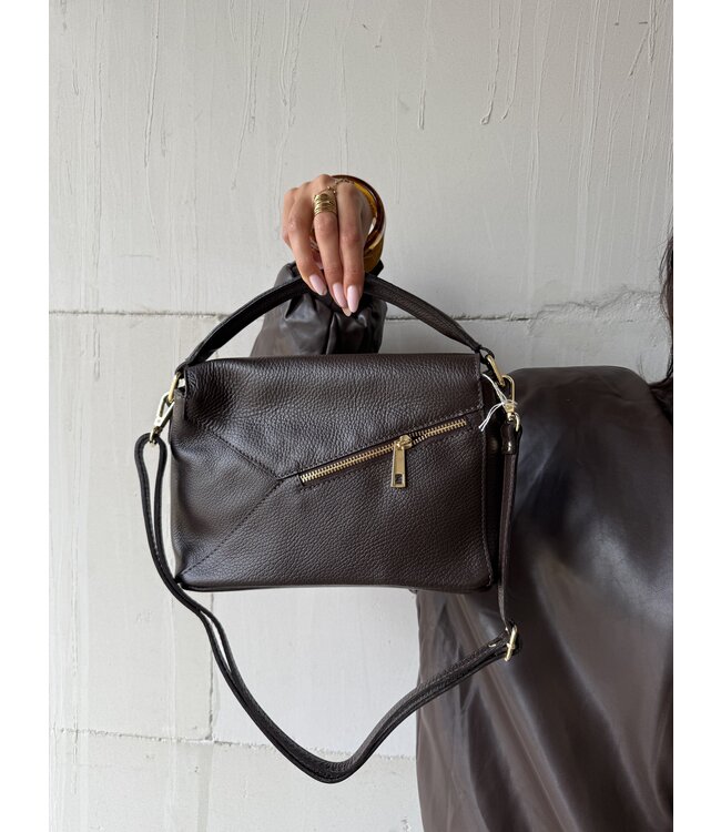 Bag Lexi Mole Brown Leather