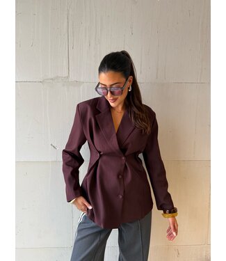 Blazer Blaze Bordeaux Getailleerd