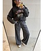 The Striped Jogger Grey