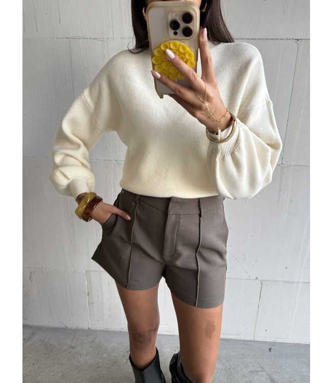 The Basic Short Taupe