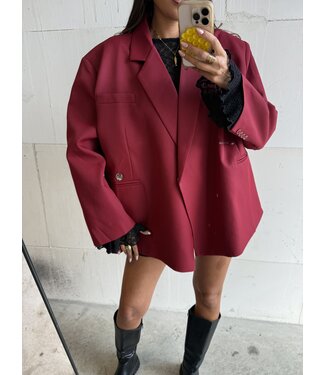 Ambika Oversized Blazer Bordeaux