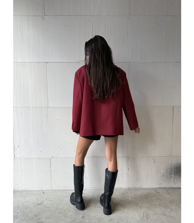 Ambika Oversized Blazer Bordeaux