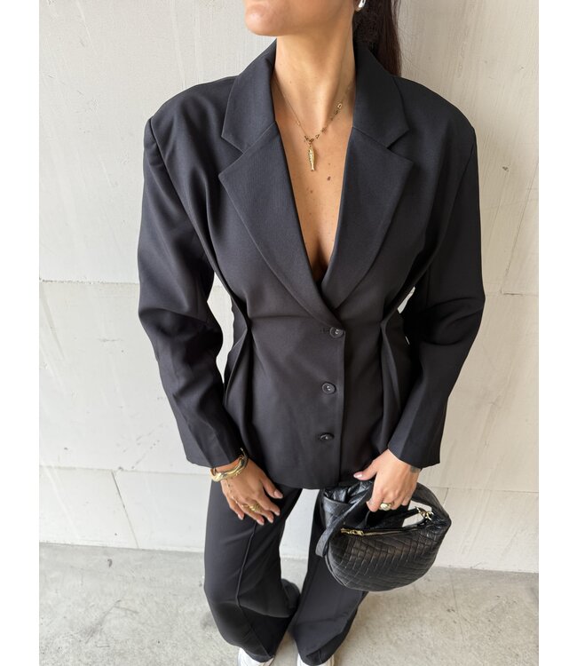 Blazer Blaze Black Getailleerd