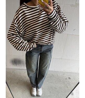 Longsleeve Striped Jane Brown