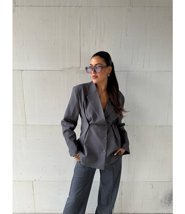 Blazer Blaze Grey Getailleerd