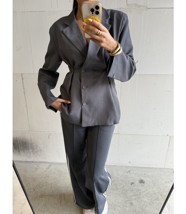 Blazer Blaze Grey Getailleerd