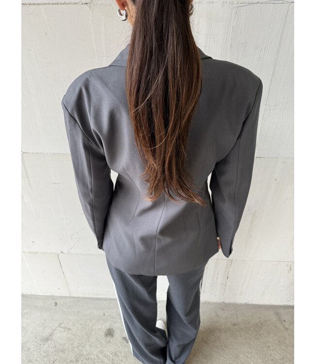 Blazer Blaze Grey Getailleerd