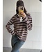 Longsleeve Striped Bo Brown