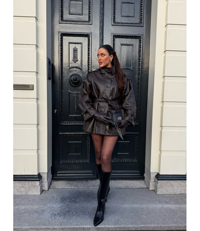 The Milan Trench Brown