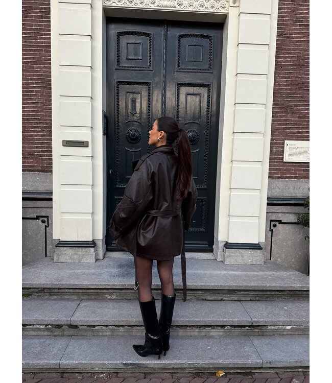 The Milan Trench Brown