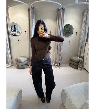 The Balloon Jeans Dark Denim W3828