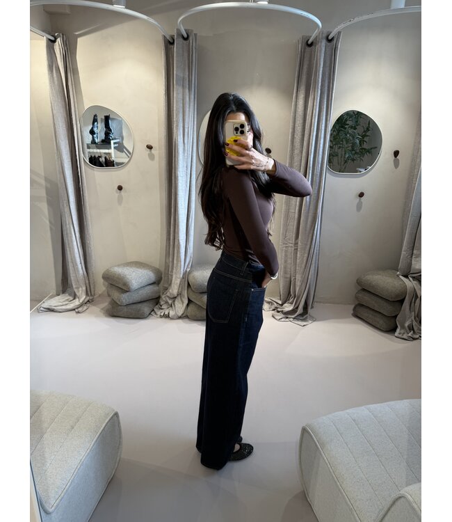 The Balloon Jeans Dark Denim W3828