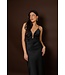 The Midnight Satin Dress Black