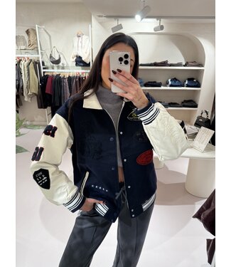 Baseball Jacket Navy Mace