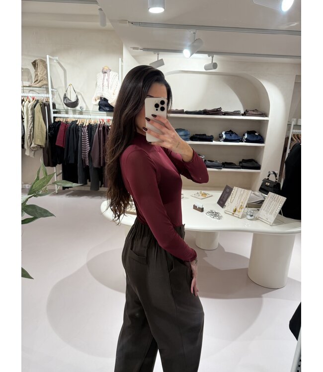 The Mesh Bordeaux Body