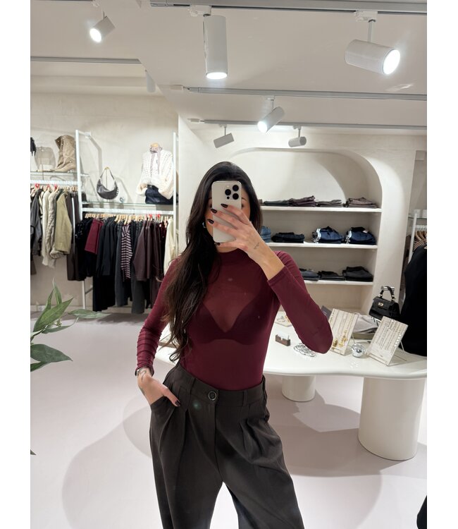 The Mesh Bordeaux Body