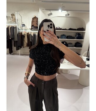 The Sparkle Top Black