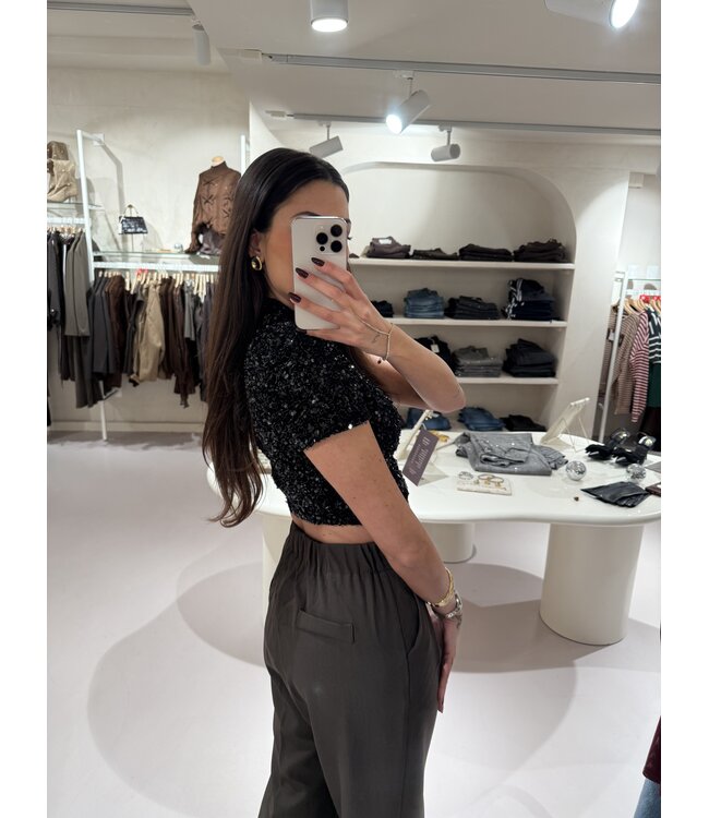 The Sparkle Top Black
