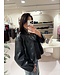 The Fake Leather Jacket Foxie Black