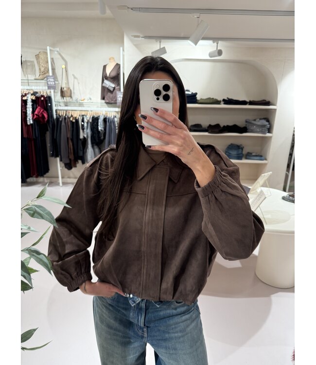 The Suede Jacket Foxie Brown