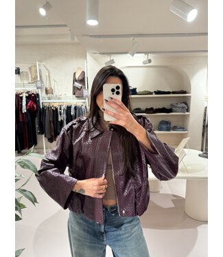 The Foxie Jacket Bordeaux